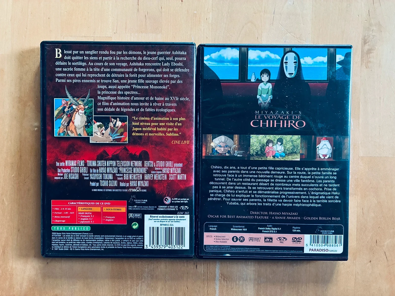 Lot 2 DVD cultes Studios Ghibli: Princesa Mononoke e A Viagem de Chihiro. – photo 3